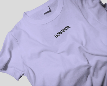 PRINTED GRAPHIC TEE IN LAVENDER // FXTRATED