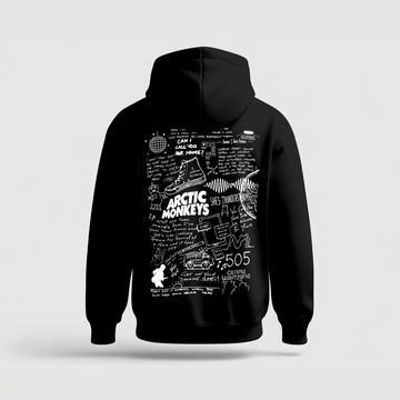 Arctic Monkeys // Heavyweight Hoodie // Black and White