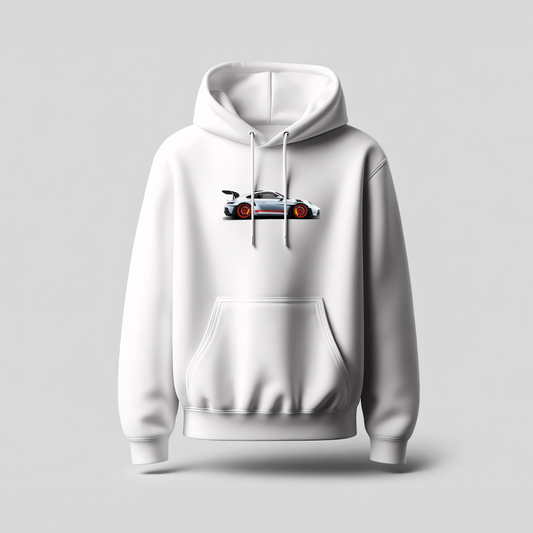 Porsche // Heavyweight Hoodie // White