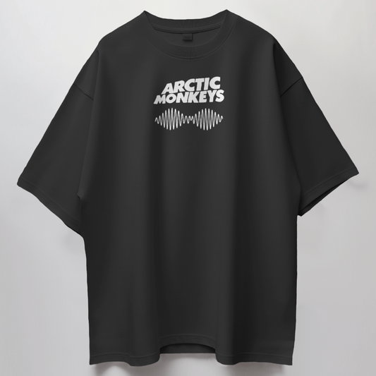 Arctic Monkeys // Oversized Fit Graphic Tee // Black