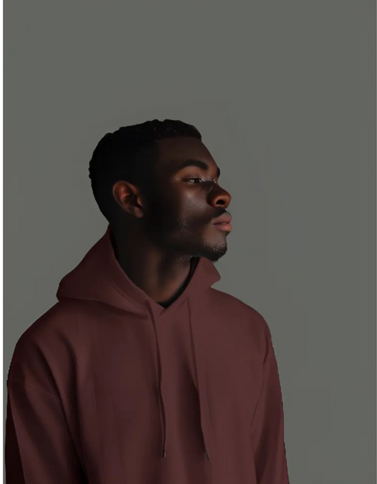 COMBO of 2 Heavyweight Hoodies // Maroon-Black