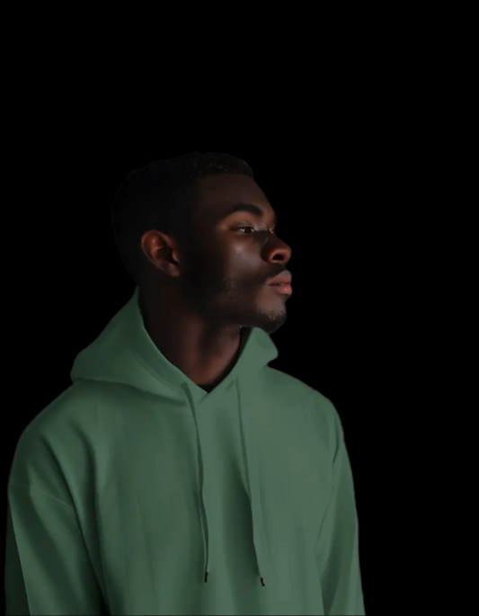 COMBO of 2 Heavyweight Hoodies // Green-Black