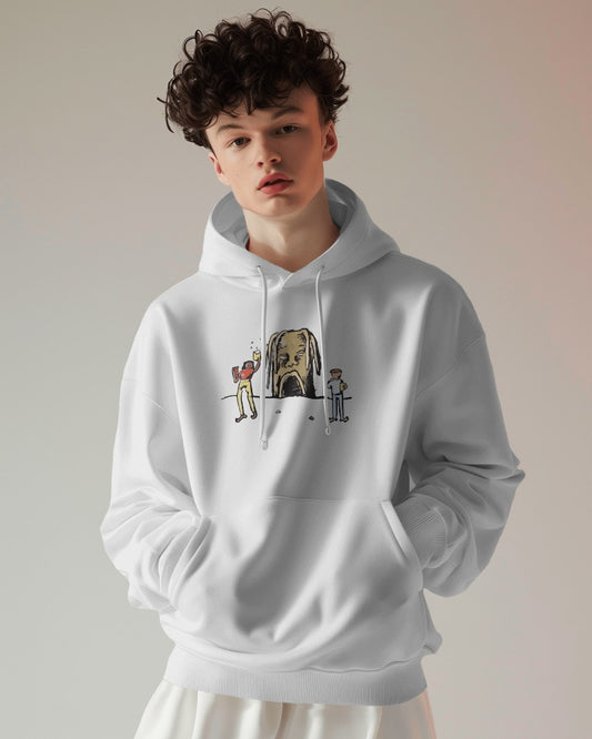 Astro // Heavyweight Hoodie // White