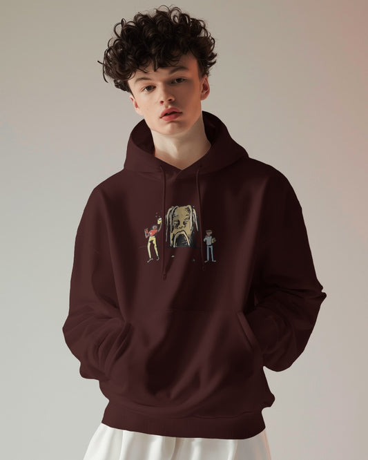 Astro // Heavyweight Hoodie // Maroon