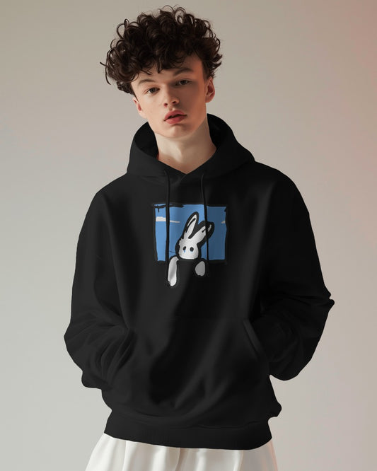 Wndw // Heavyweight Hoodie // Black